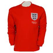 England 1966 World Cup Winners Shirt - Vermillion Red