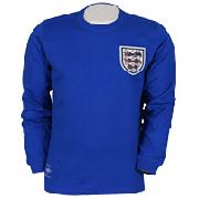 England Away Goal Keeper 1966 Retro Shirt - Royal