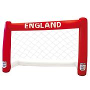 England Inflatable Goal and Ball Set - Red - 6 x 4 Foot