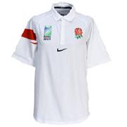 England Irb Rugby Team Polo Shirt - White