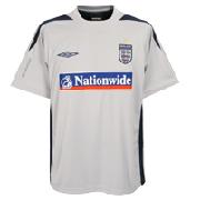 England Nationwide Poly T-Shirt - Vapour/Dark Navy