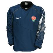 England Rugby Drill Top - Obsidian/White