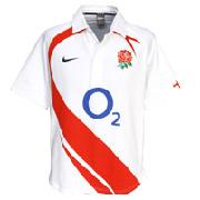England Supporters Home Rugby Shirt 2007/09 - Short Sleeve