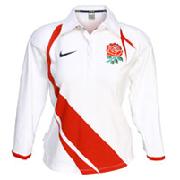 England Supporters Home Rugby Shirt 2007/09 - Womens