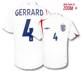 England Home (Gerrard 4) 05/07