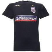 England Bench Navy Cotton T-Shirt