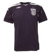 England Home Goalkeeper Short Sleeve Shirt Junior 2007/09