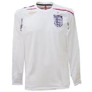 England Home Junior Long Sleeve Shirt 2007/09