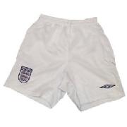England Junior Home Change Shorts 2007/09