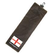 Trifold Golf Bag Towel - England Flag