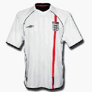 01-03 England Home Shirt