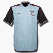 02-03 England Away S/S Goalkeeper Shirt