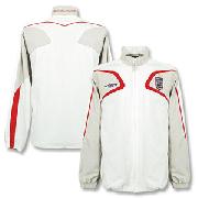06-07 England World Cup Walkout Jacket-Boys-White/Grey