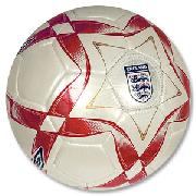 07-08 England 07 Replica Training Ball - White/Red
