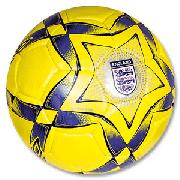 07-08 England 07 Replica Training Ball - Yellow/Blue
