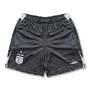 07-08 England Bench Poly Shorts - Dark Grey/Light Grey