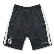07-08 England Long Knitted Shorts - Dark Grey/Light Grey