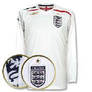 07-09 England Home L/S Shirt