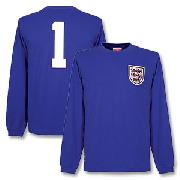 1966 England Home L/S Gk Shirt - Blue