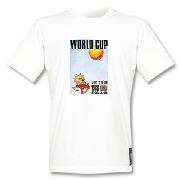 1966 England World Cup Official Poster Tee - White