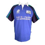 Rugby World Cup 2007 Badged Ss Rugby Shirt Royal / Navy