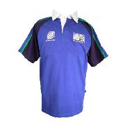 Rugby World Cup 2007 Ss Rugby Shirt Royal / Navy