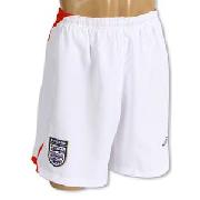 England Away Junior Football Shorts